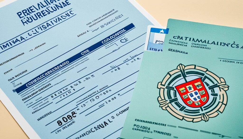 certificado de antecedentes criminais e seguro de viagem