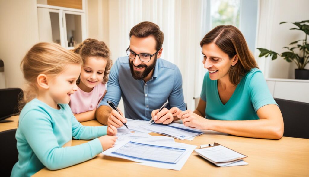 comprovação de parentesco para visto