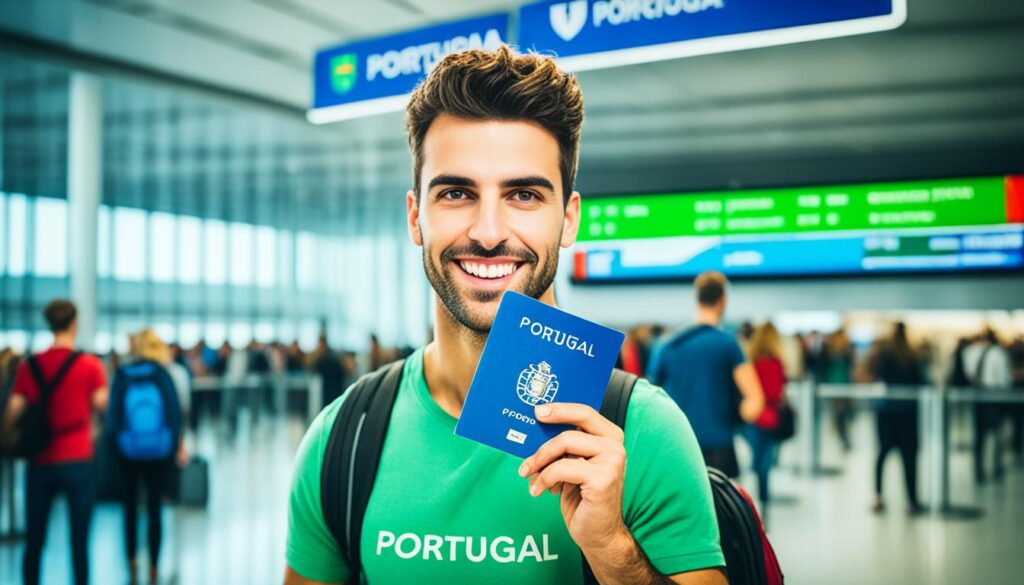 entrada em Portugal