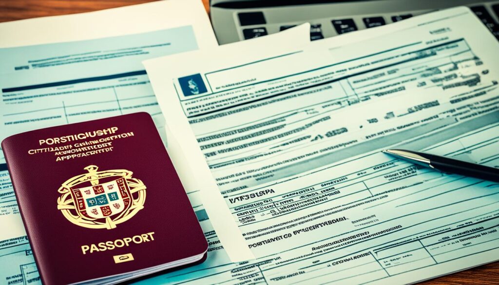 formalização do pedido de cidadania portuguesa